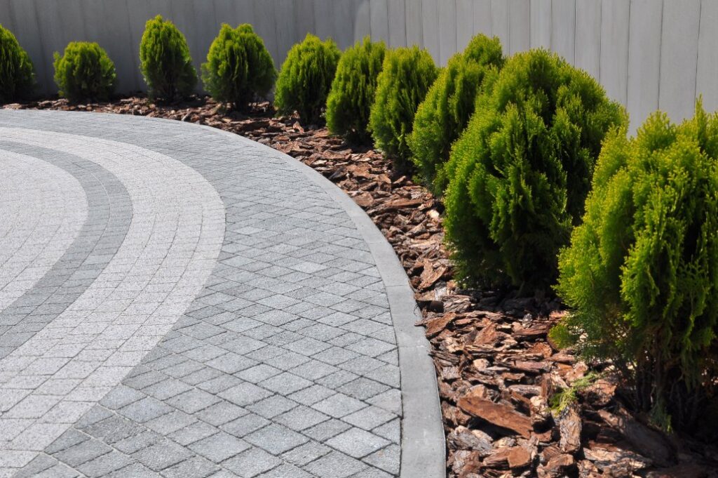 Design of landscaping in the garden park square recreation area - A Robinson Landscaping Services Hard Landscaping Features